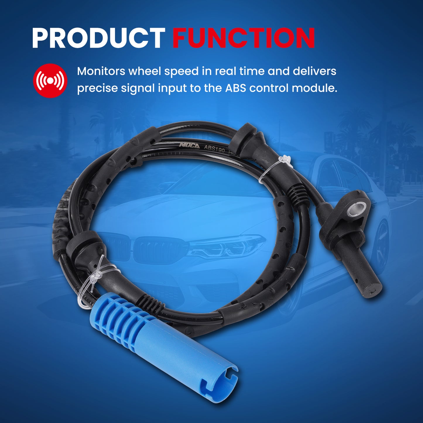 MOCA ABS Wheel Speed Sensor - ABS190