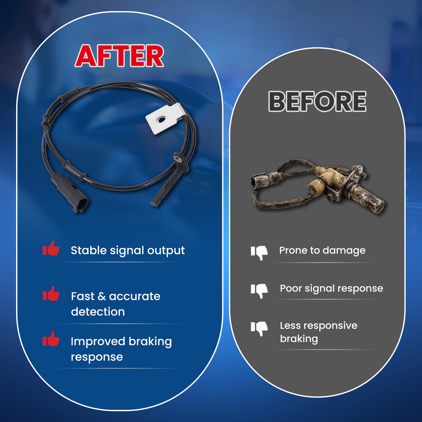 MOCA ABS Wheel Speed Sensor - ABS195