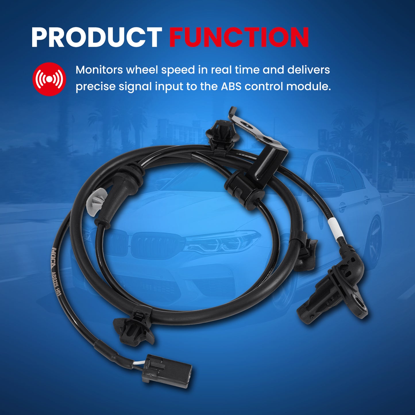 MOCA ABS Wheel Speed Sensor - ABS225