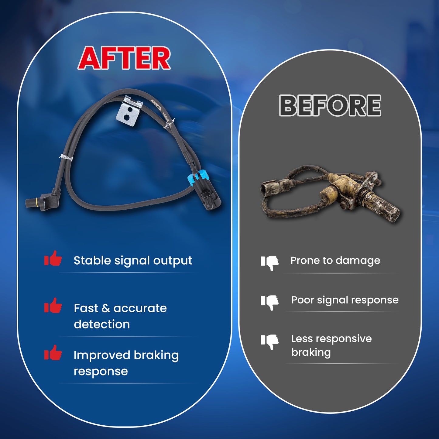 MOCA ABS Wheel Speed Sensor - ABS254