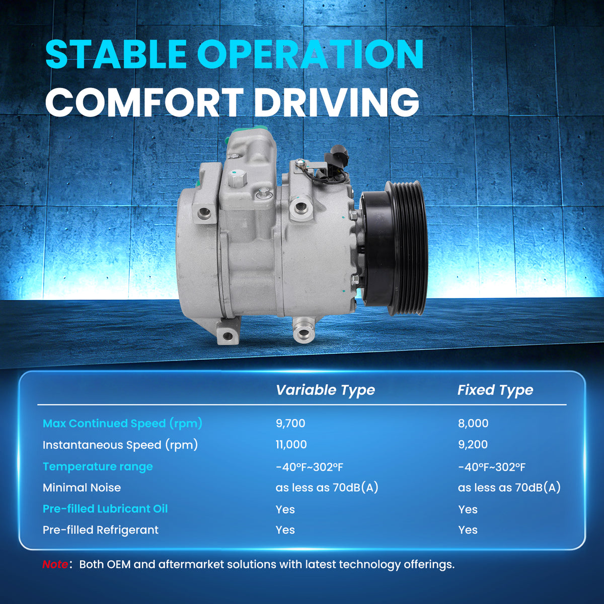 MOCA AC Compressor - AC31500