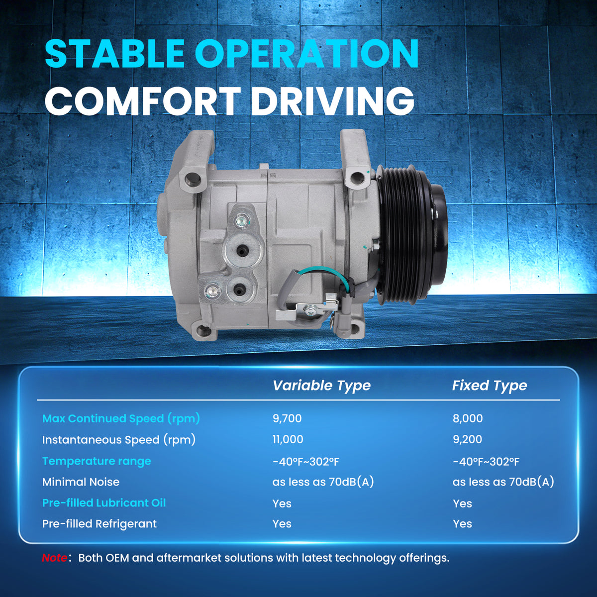 MOCA AC Compressor - AC31525