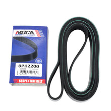 MOCA 8PK2200 EPDM Serpentine Belt Fits 2008 Ford F-250 F-350 F-450 Super Duty 6.4L & 2008-2009 Ford F-550 Super Duty 6.4L
