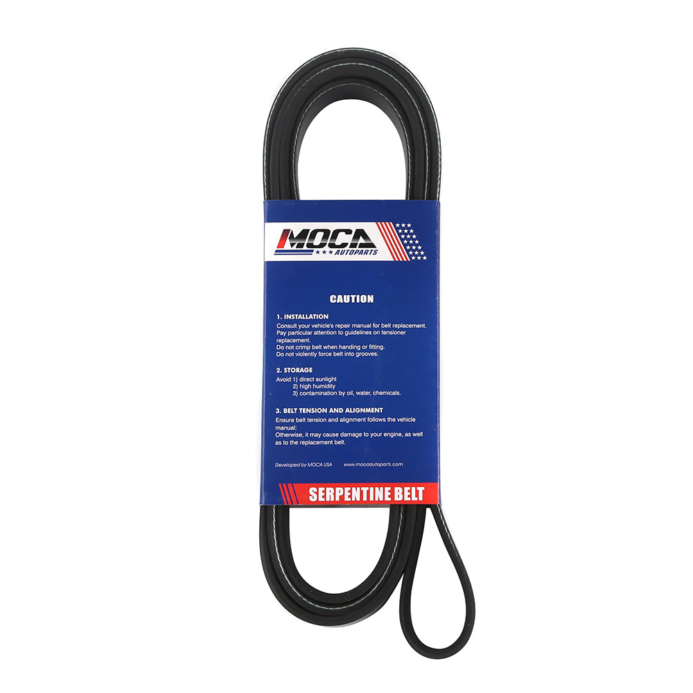 MOCA Serpentine Belt 6PK2105 for 2001-2011 Ford Ranger 2.3L & 2001-2009 Mazda B2300 2.3L