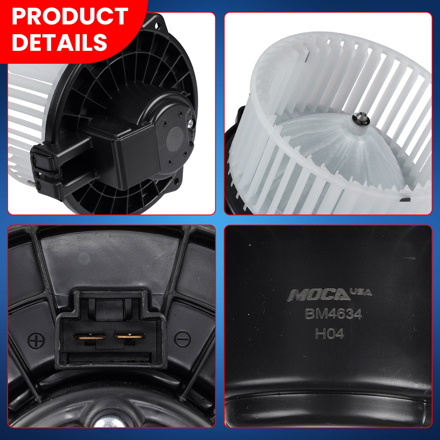 MOCA HVAC Blower Motor - BM4634