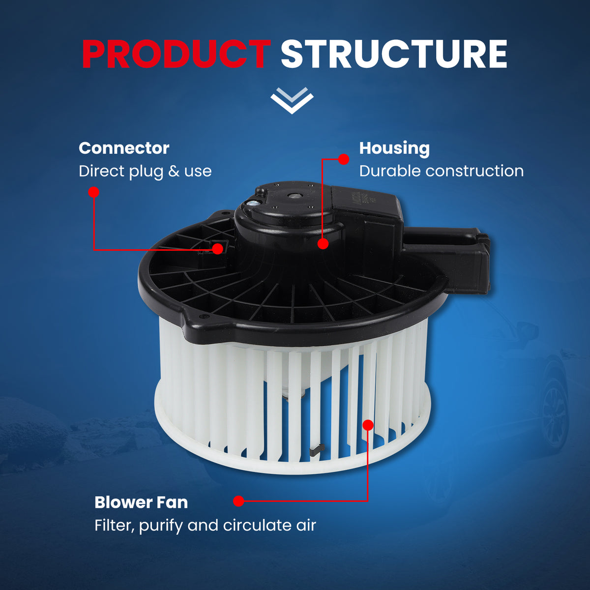 MOCA HVAC Blower Motor - BM4642
