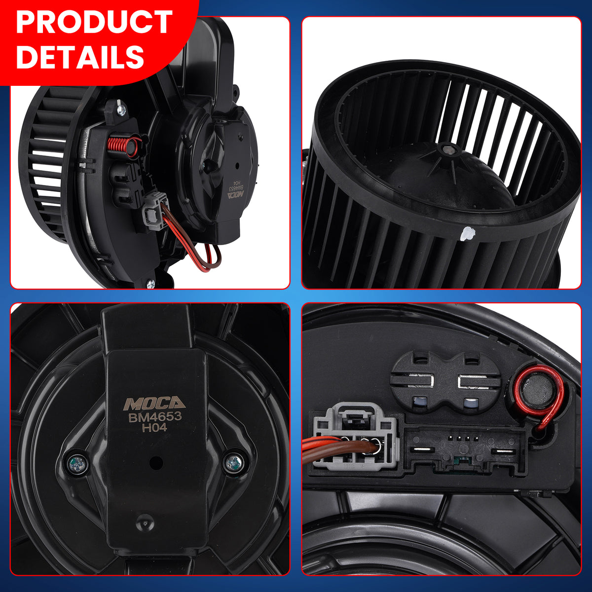 MOCA HVAC Blower Motor - BM4653