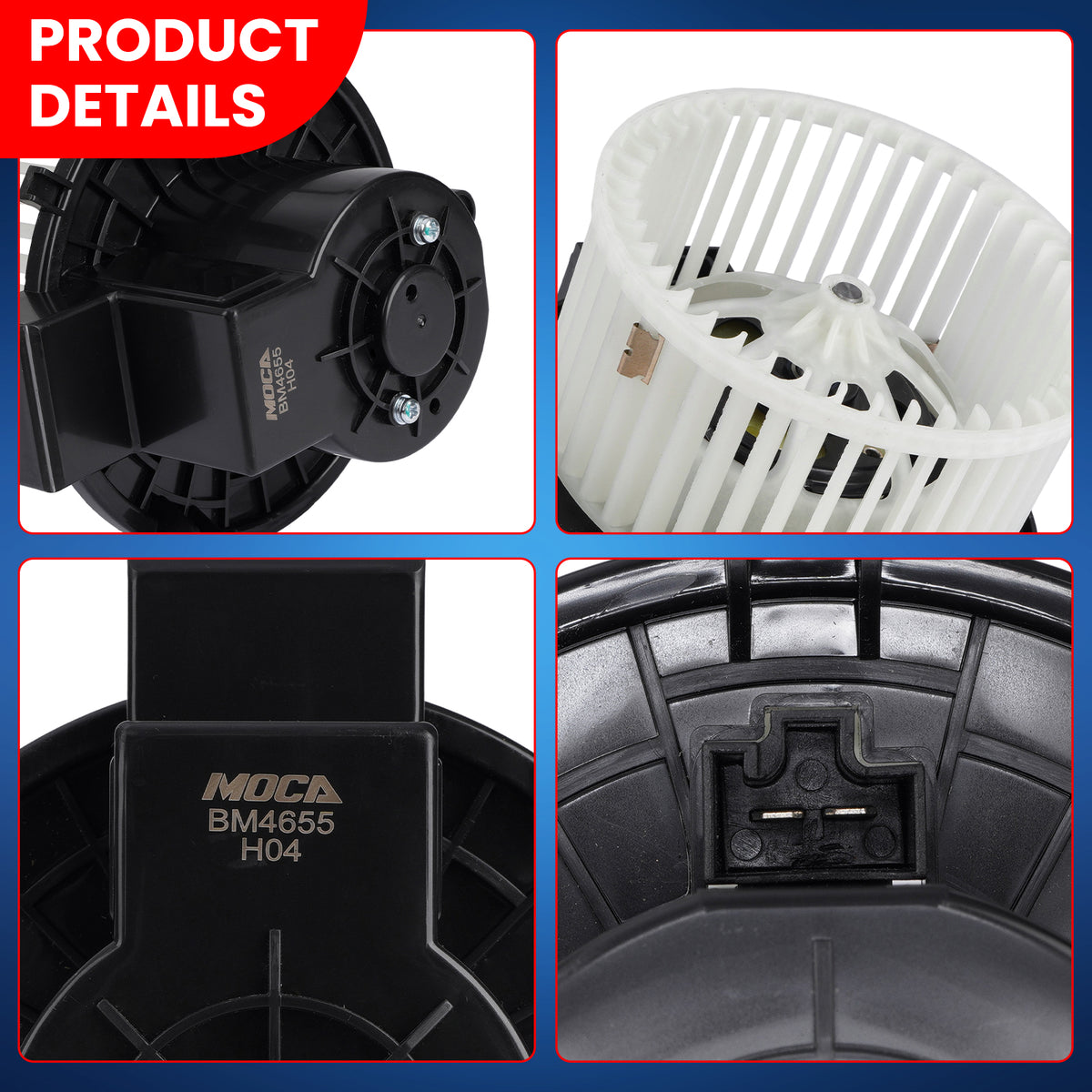 MOCA HVAC Blower Motor - BM4655