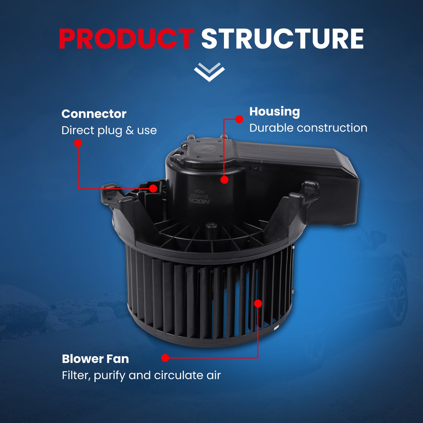 MOCA HVAC Blower Motor - BM4657