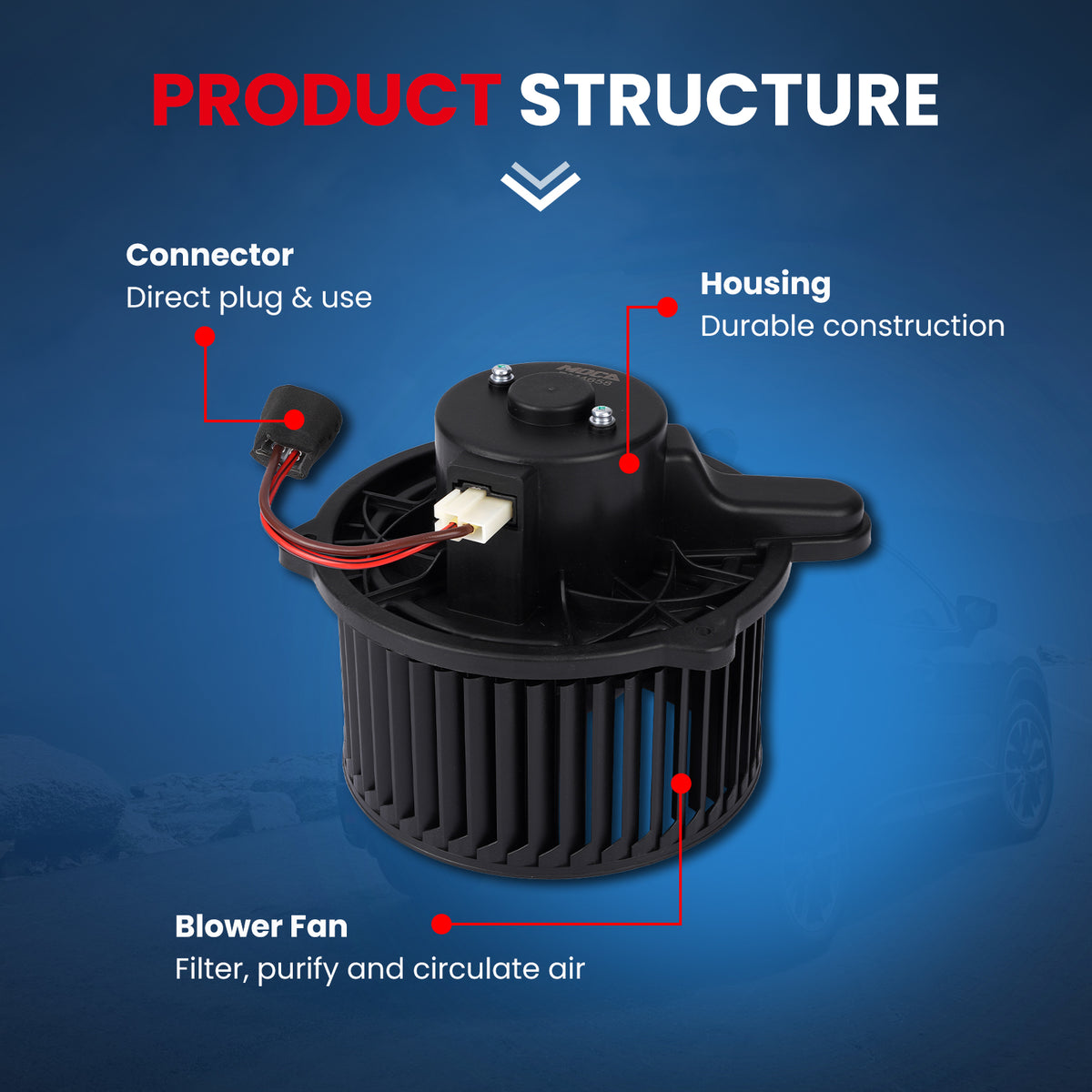 MOCA HVAC Blower Motor - BM4658