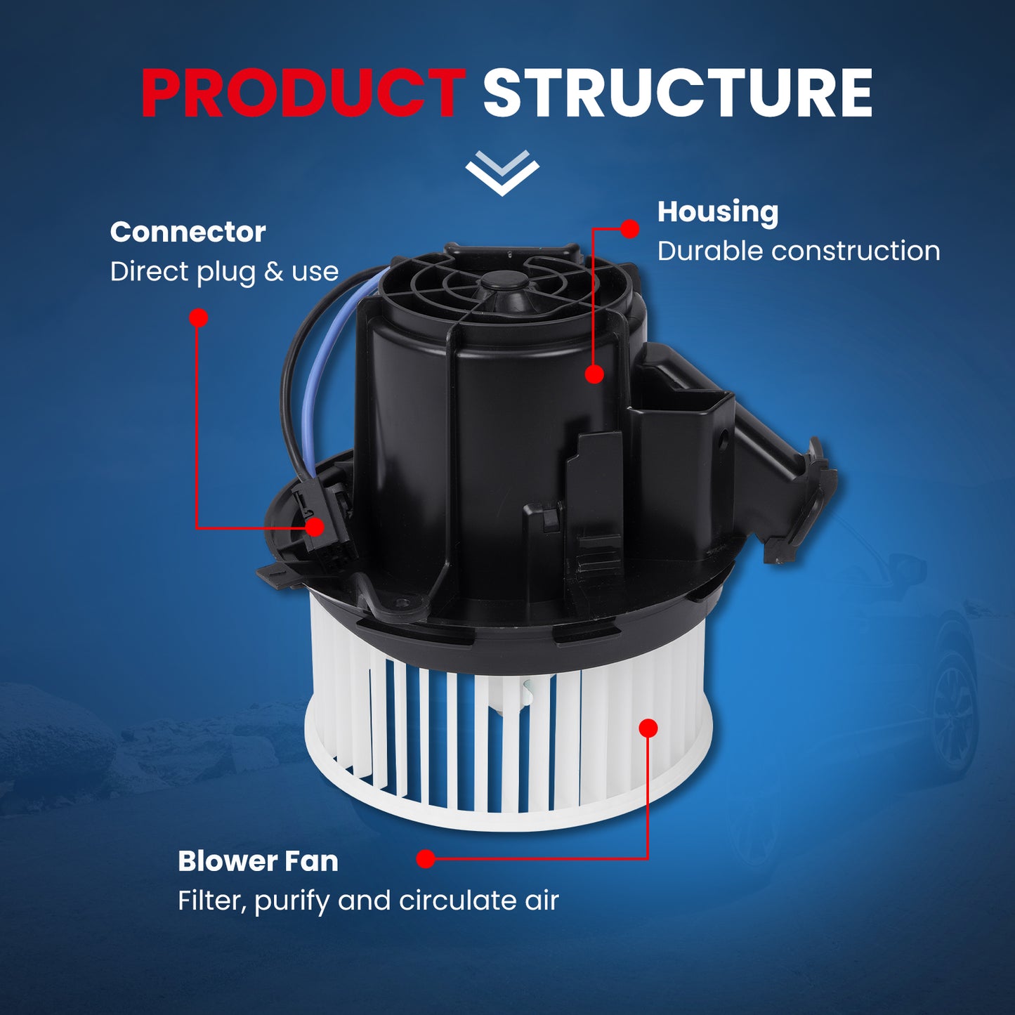 MOCA HVAC Blower Motor - BM4676