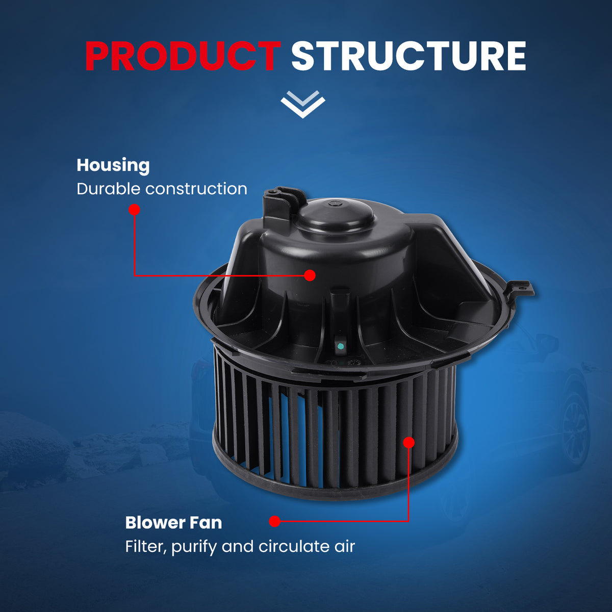 MOCA HVAC Blower Motor - BM4678