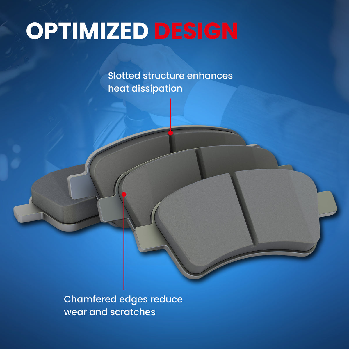 MOCA Disc Brake Pads - BP1053