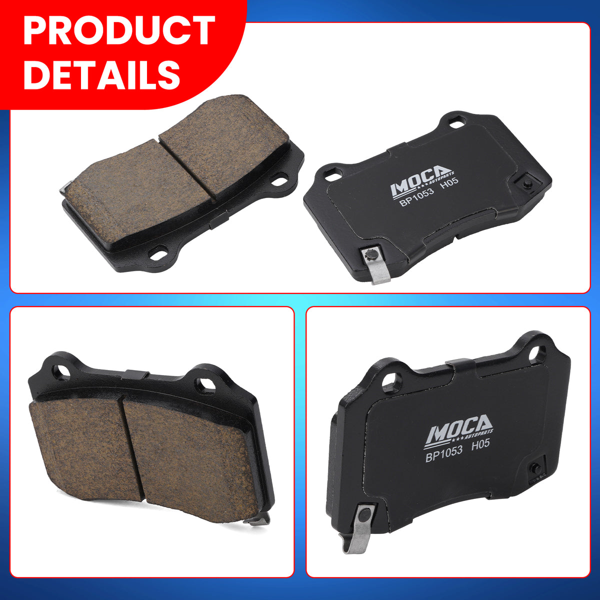MOCA Disc Brake Pads - BP1053