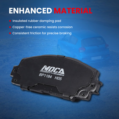 MOCA Disc Brake Pads - BP1184