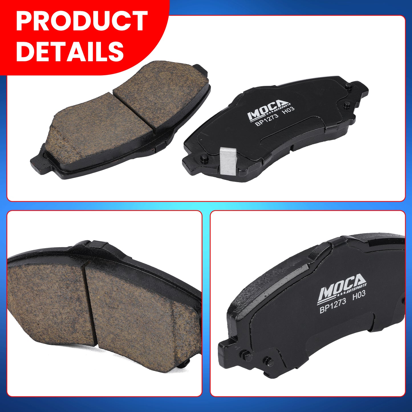 MOCA Disc Brake Pads - BP1273