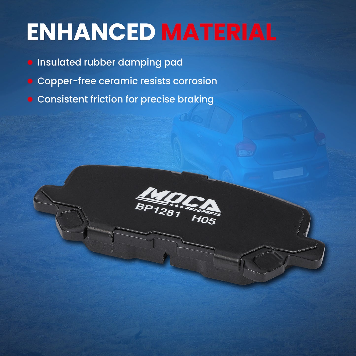 MOCA Disc Brake Pads - BP1281