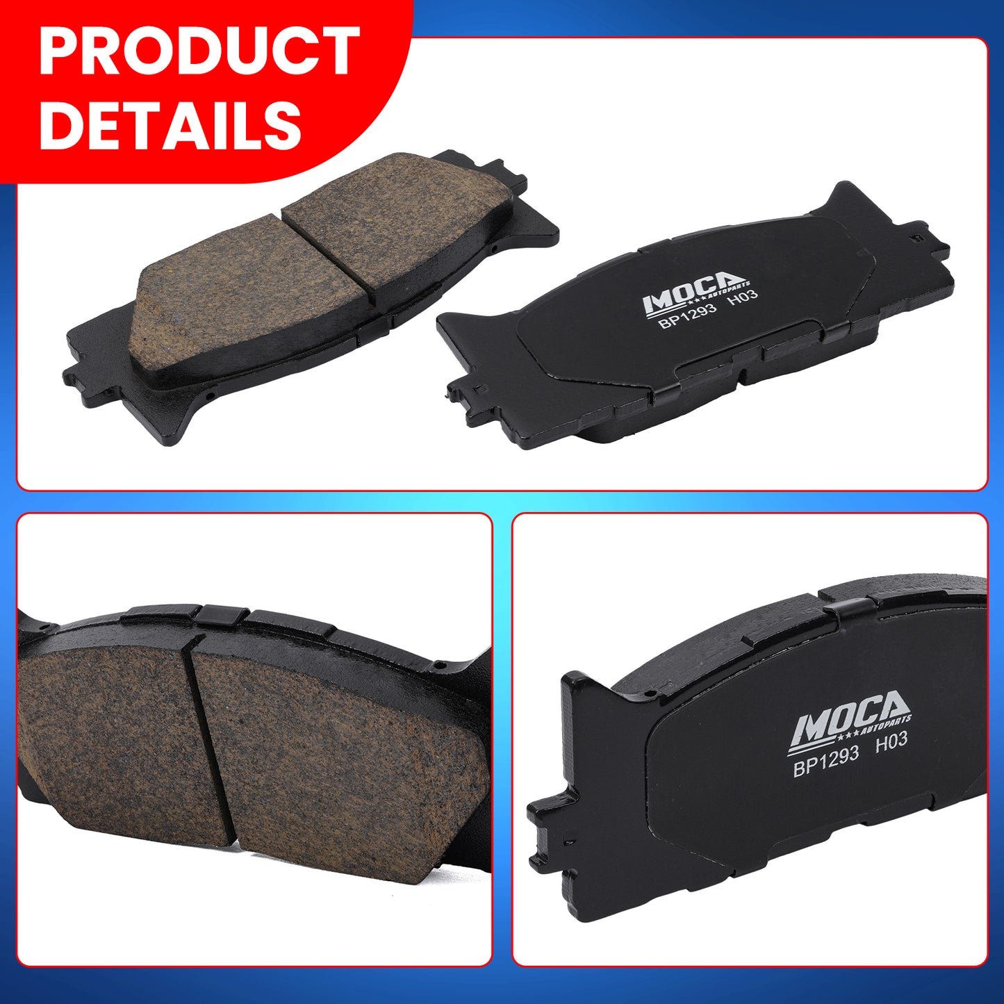 MOCA Disc Brake Pads - BP1293
