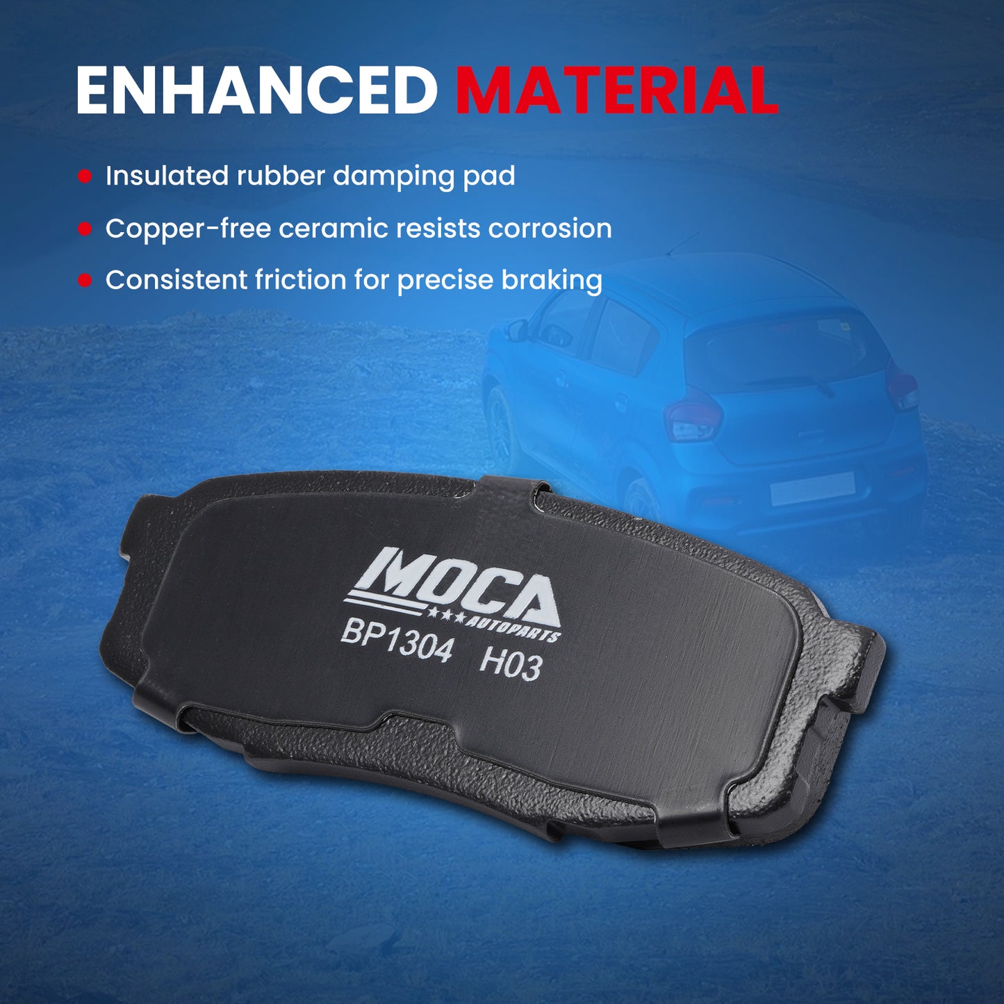 MOCA Disc Brake Pads - BP1304