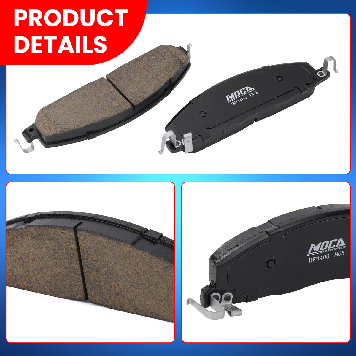MOCA Disc Brake Pads - BP1400