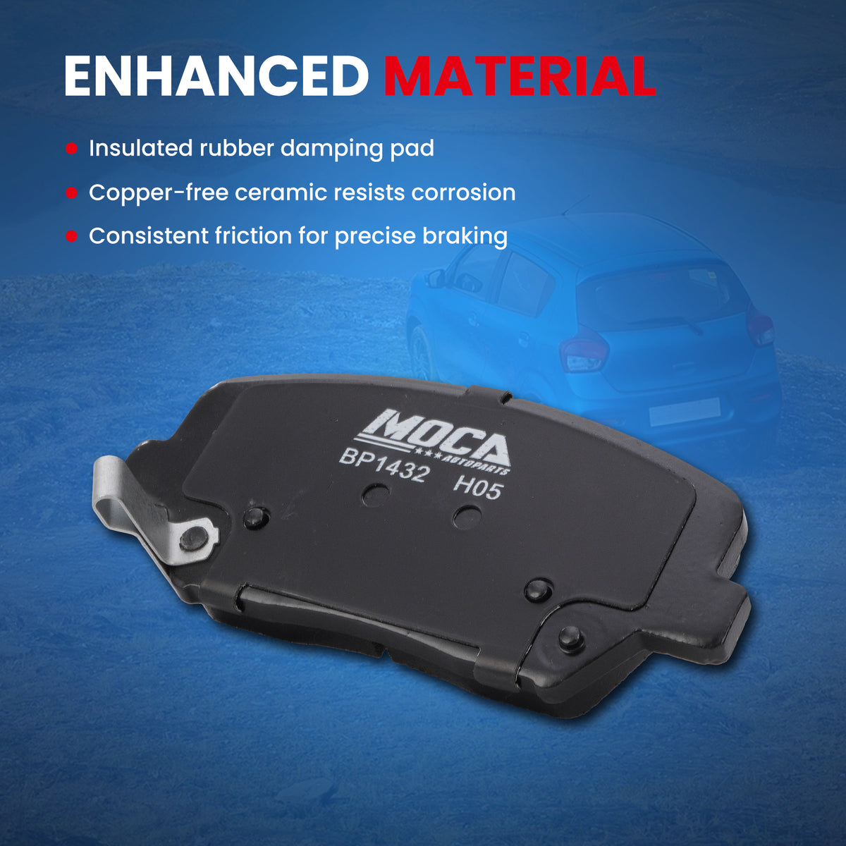 MOCA Disc Brake Pads - BP1432