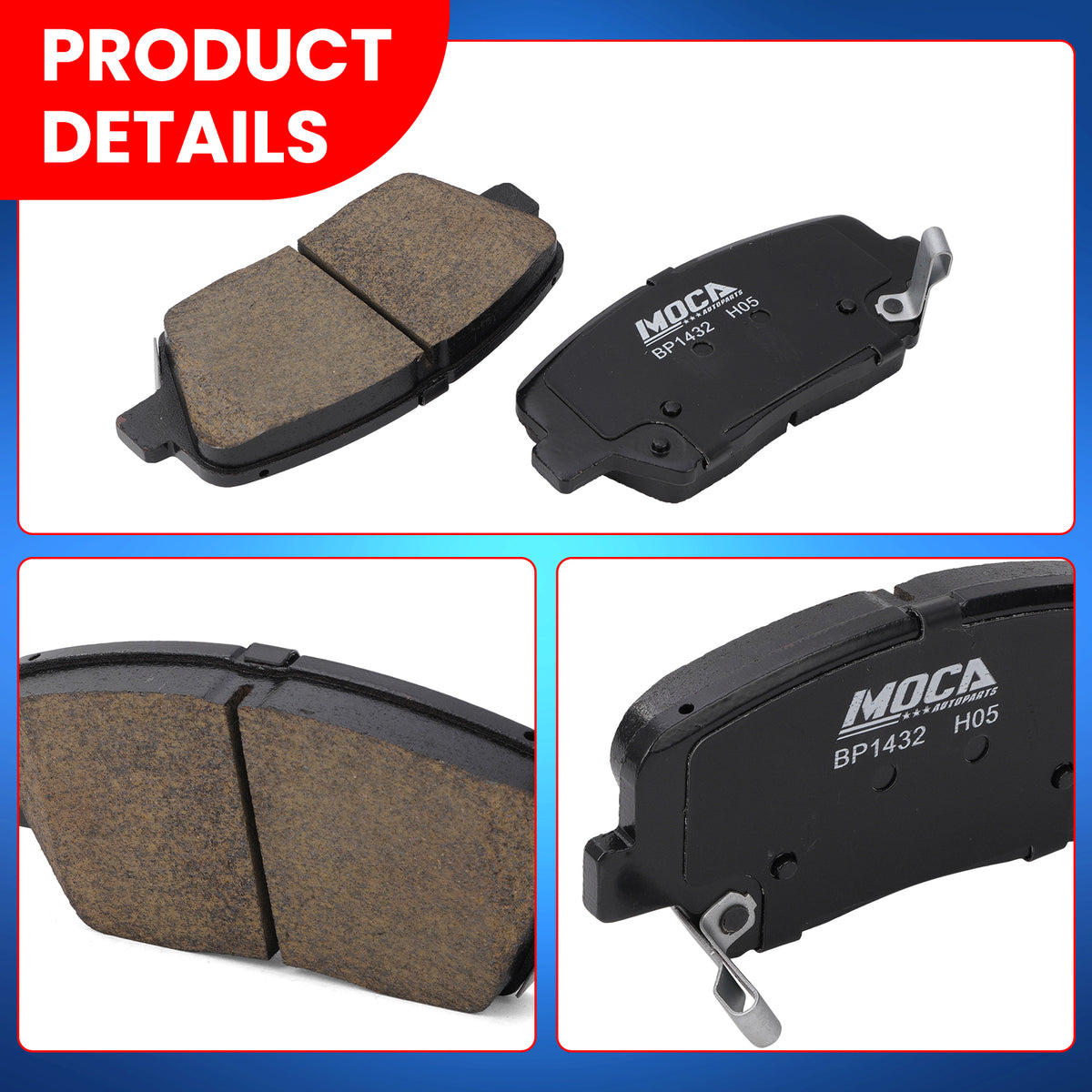 MOCA Disc Brake Pads - BP1432