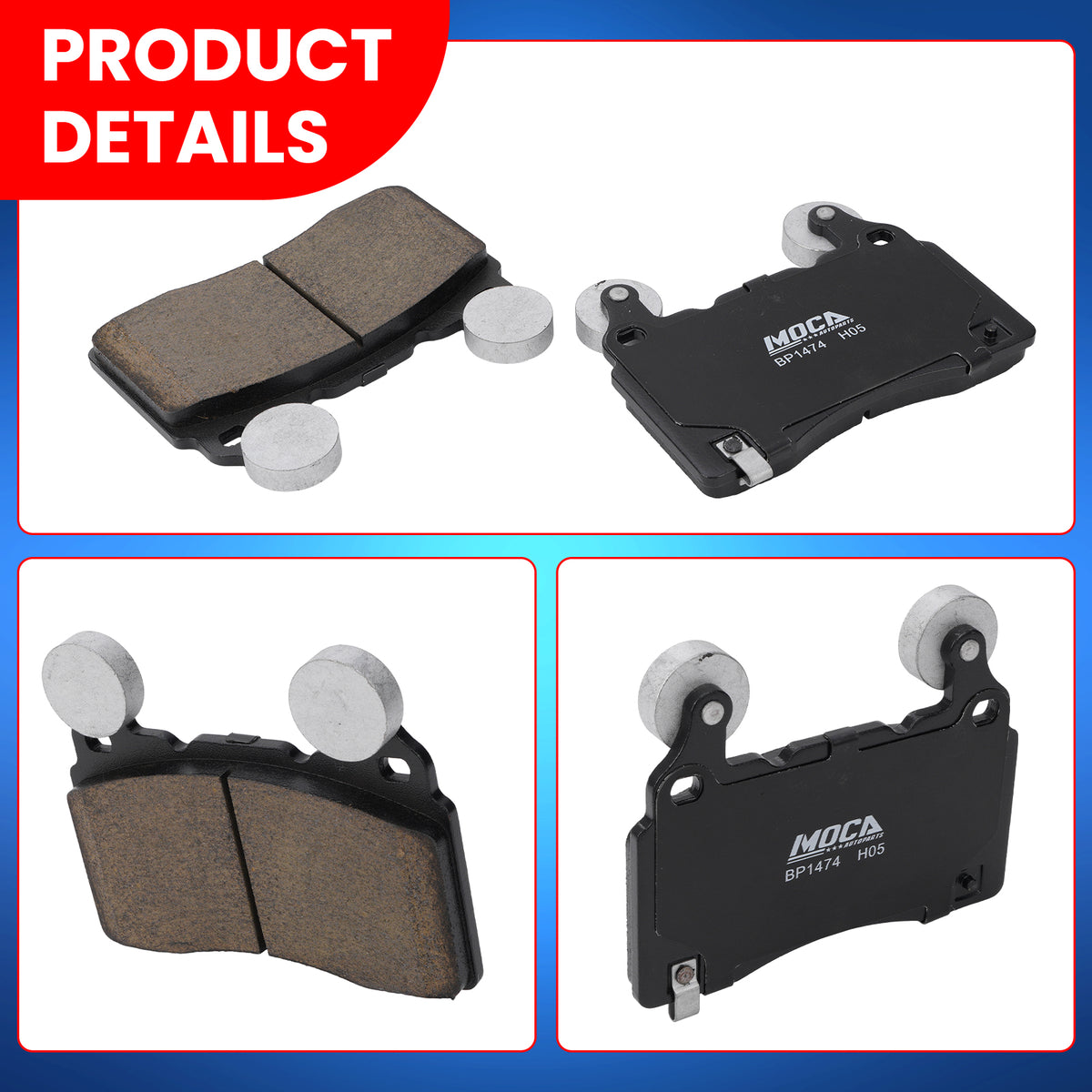MOCA Disc Brake Pads - BP1474