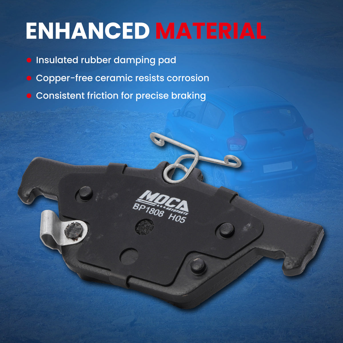 MOCA Disc Brake Pads - BP1808