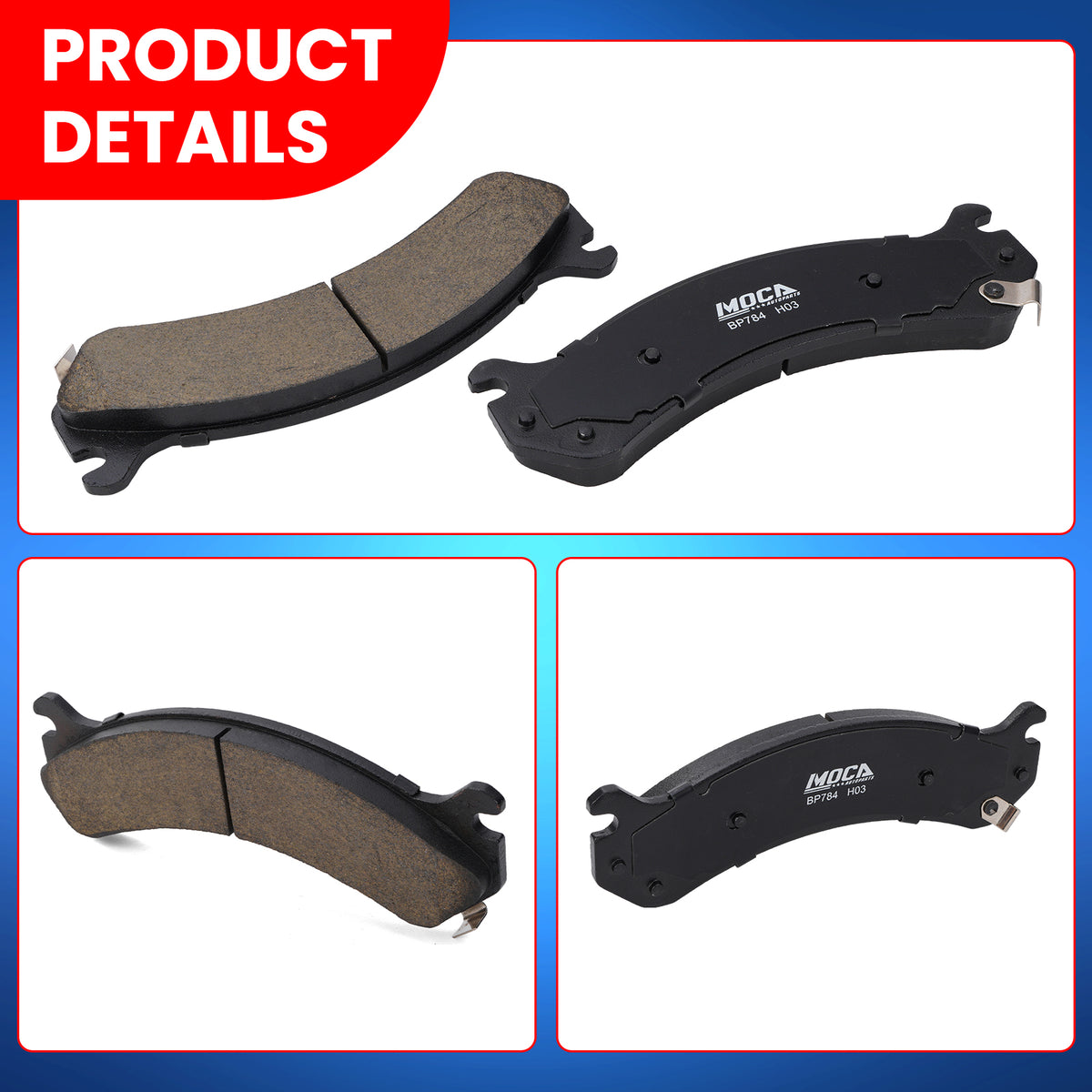 MOCA Disc Brake Pads - BP784