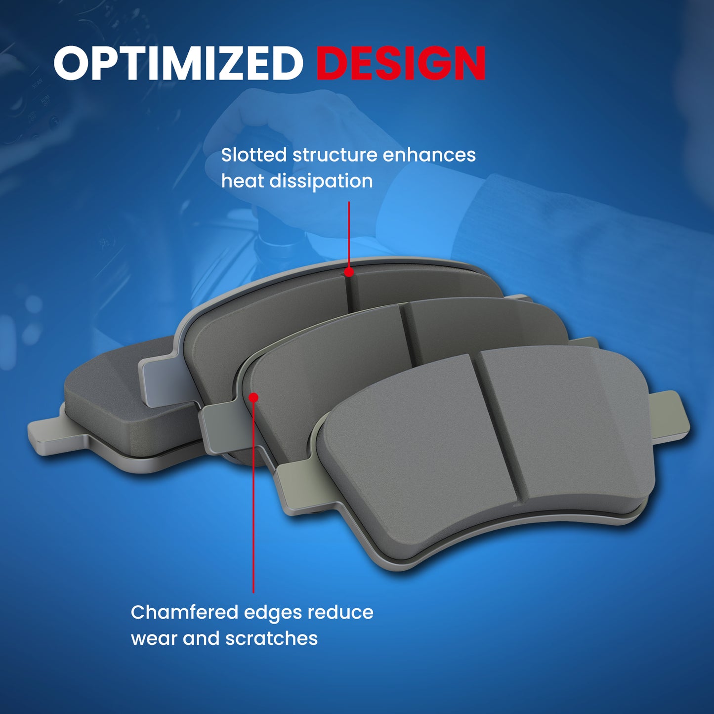MOCA Disc Brake Pads - BP866