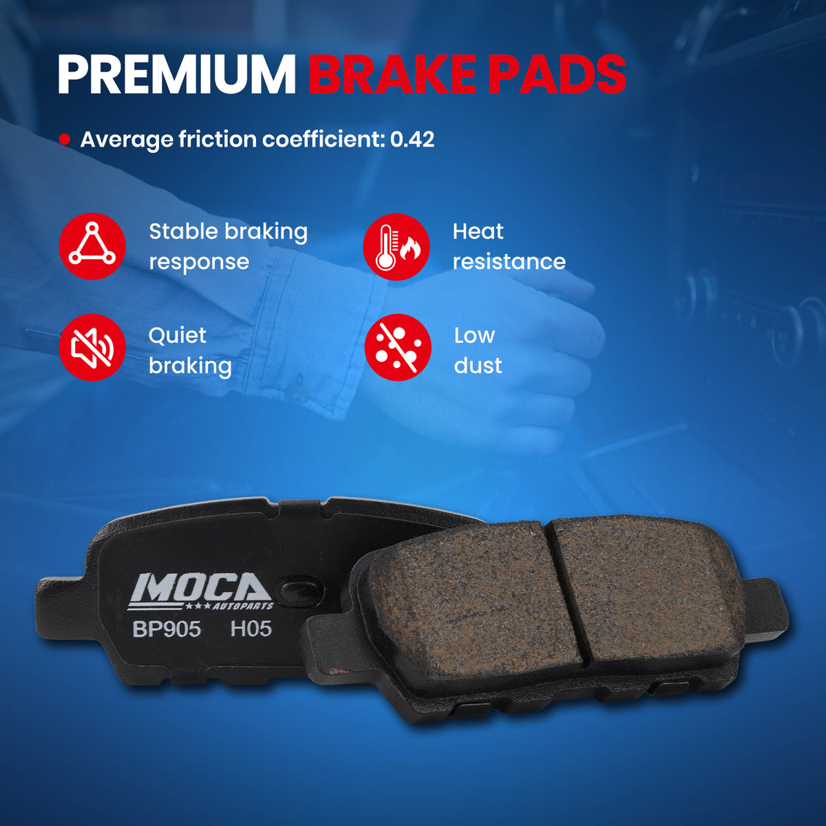 MOCA Disc Brake Pads - BP905