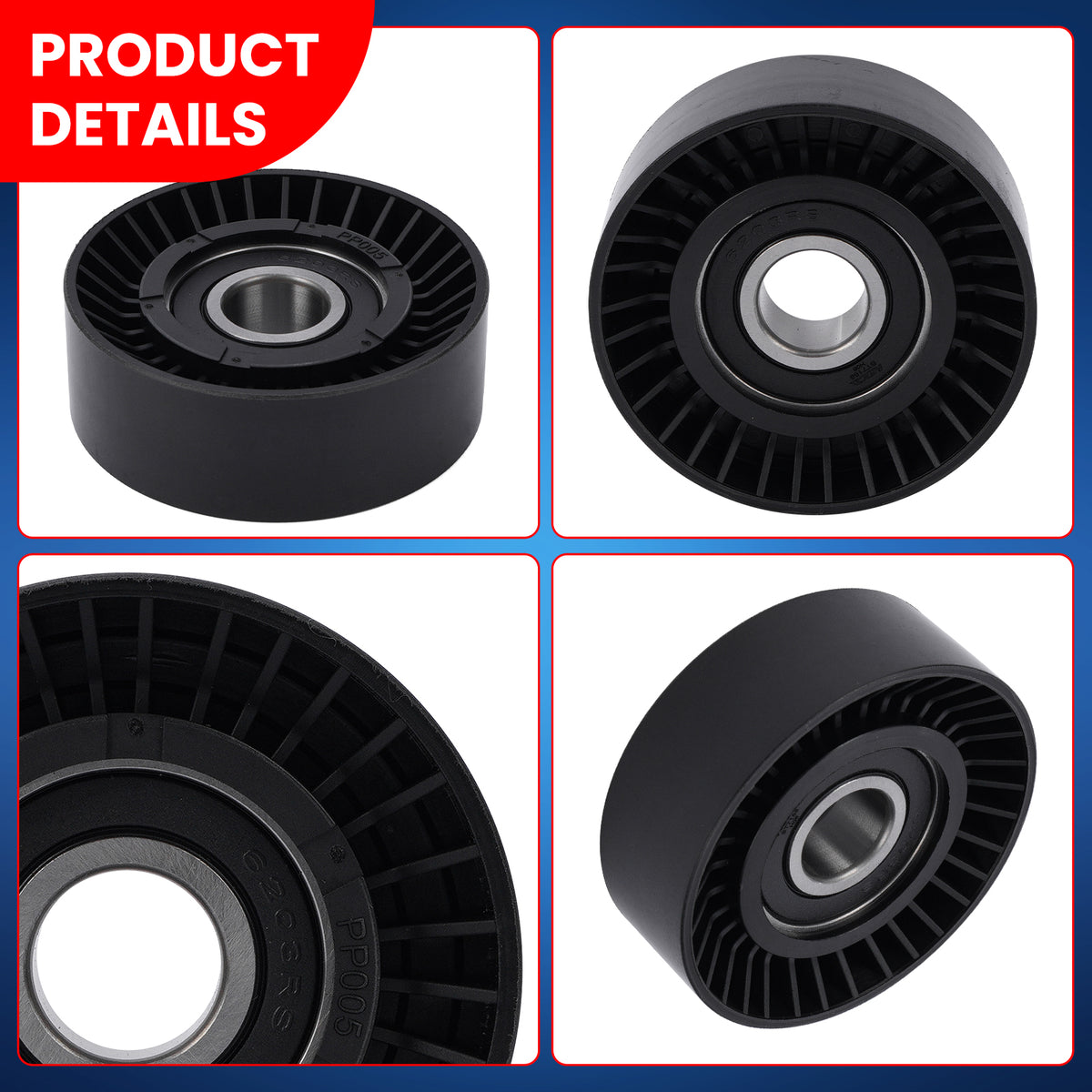 MOCA Accessory Drive Belt Idler Pulley - BT7188