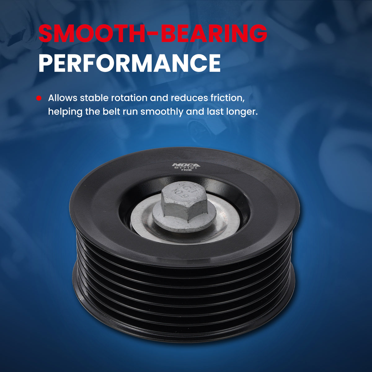 MOCA Accessory Drive Belt Idler Pulley - BT7191