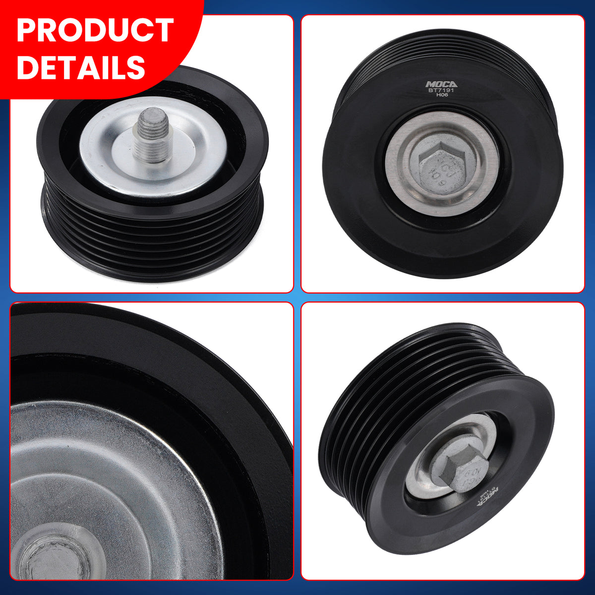 MOCA Accessory Drive Belt Idler Pulley - BT7191