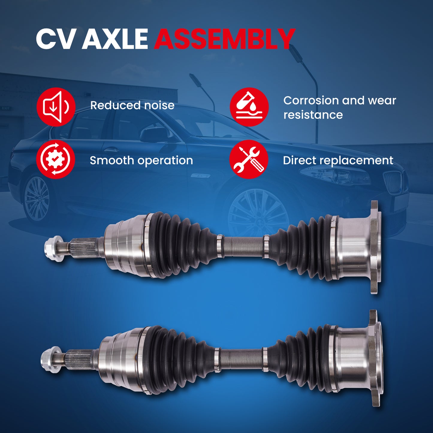 MOCA CV Axle Assembly - CVA2103K