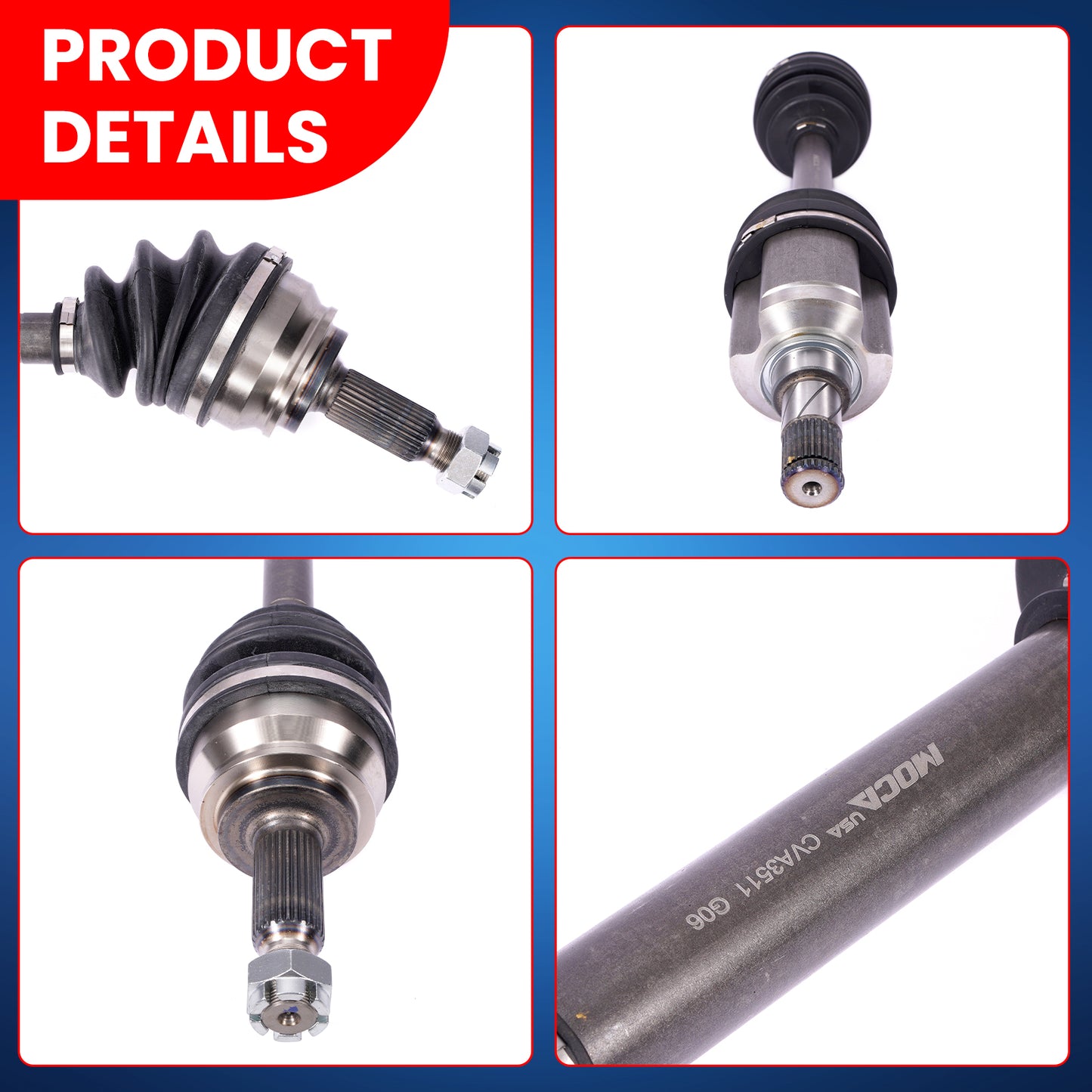 MOCA CV Axle Assembly - CVA3511K
