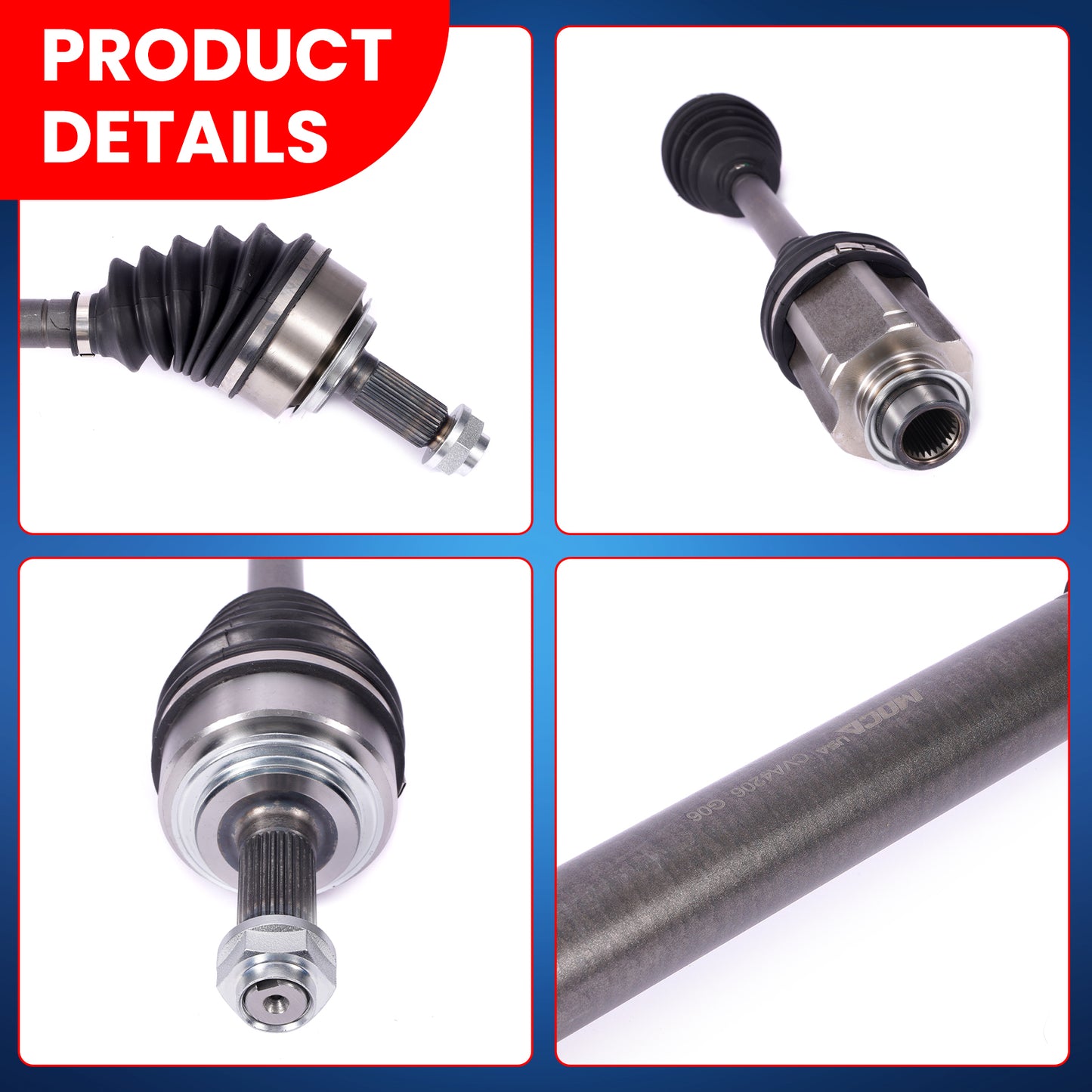 MOCA CV Axle Assembly - CVA4206K