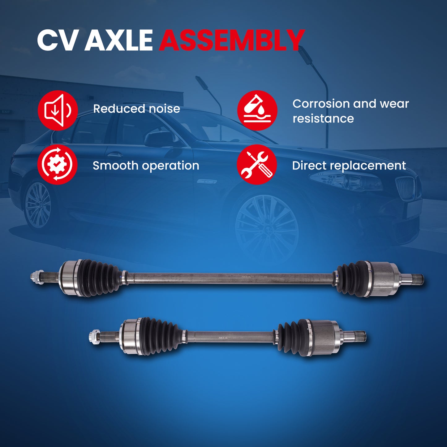 MOCA CV Axle Assembly - CVA4218K