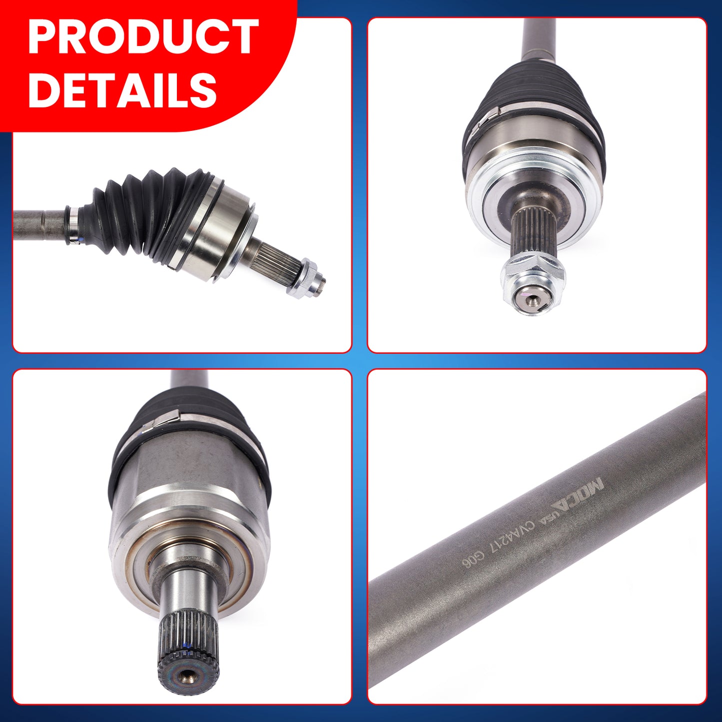 MOCA CV Axle Assembly - CVA4218K