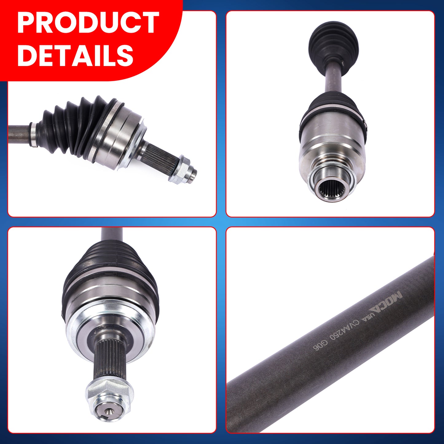 MOCA CV Axle Assembly - CVA4250K