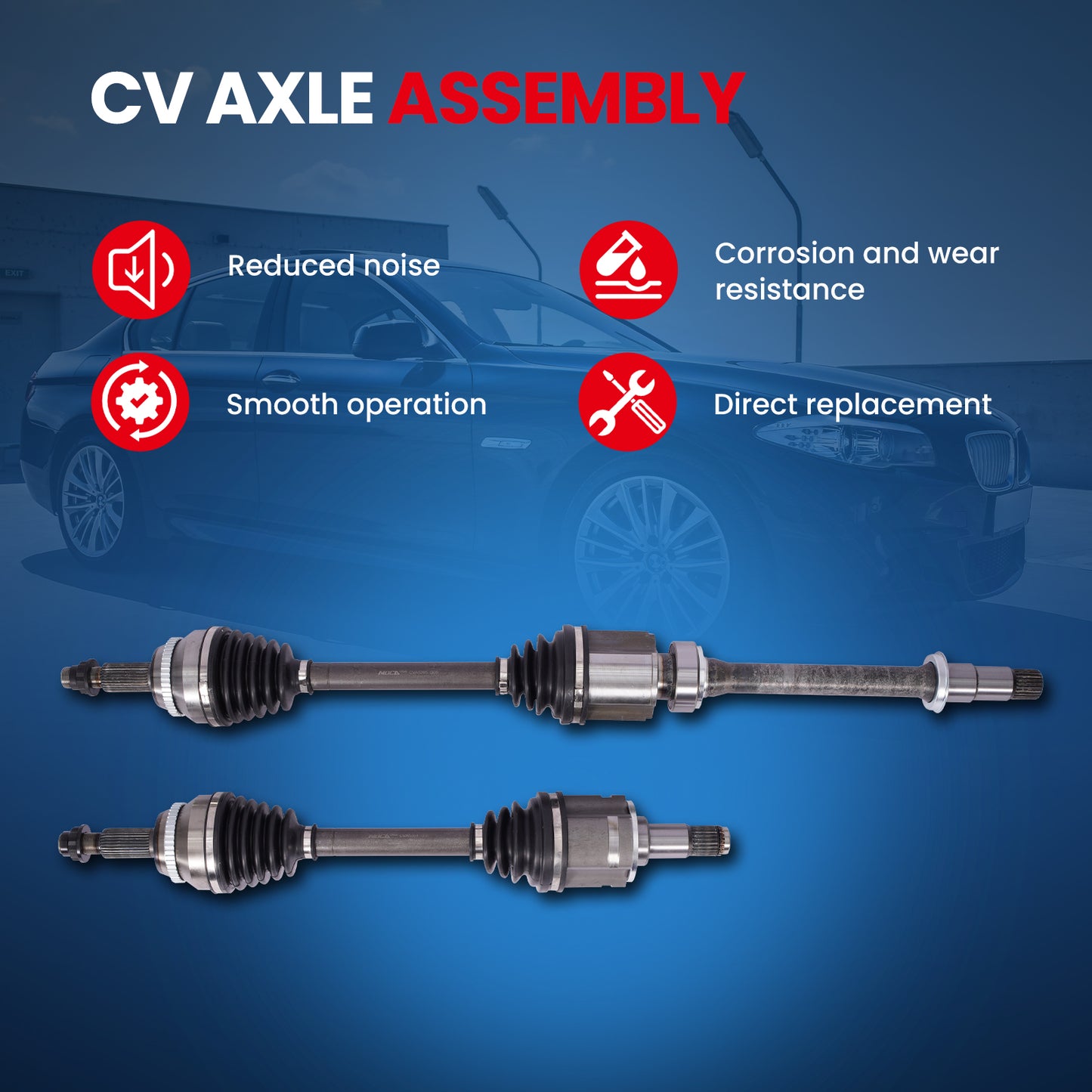 MOCA CV Axle Assembly - CVA5264K