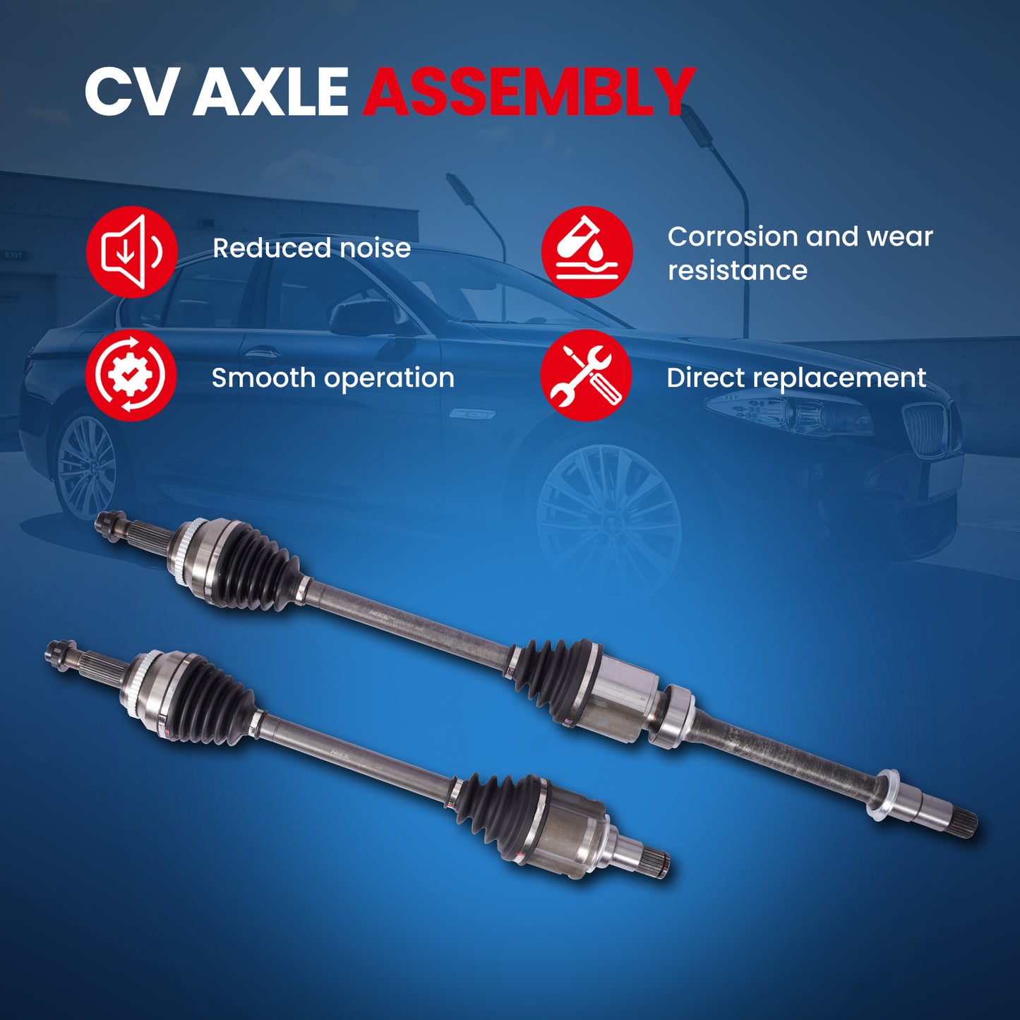 MOCA CV Axle Assembly - CVA5397K