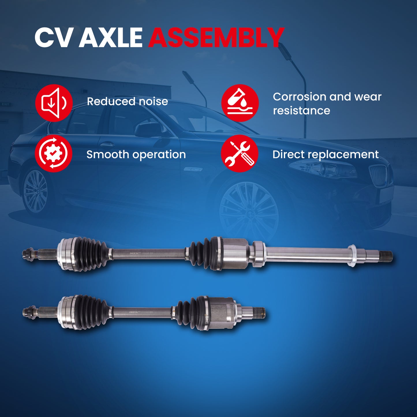 MOCA CV Axle Assembly - CVA5444K