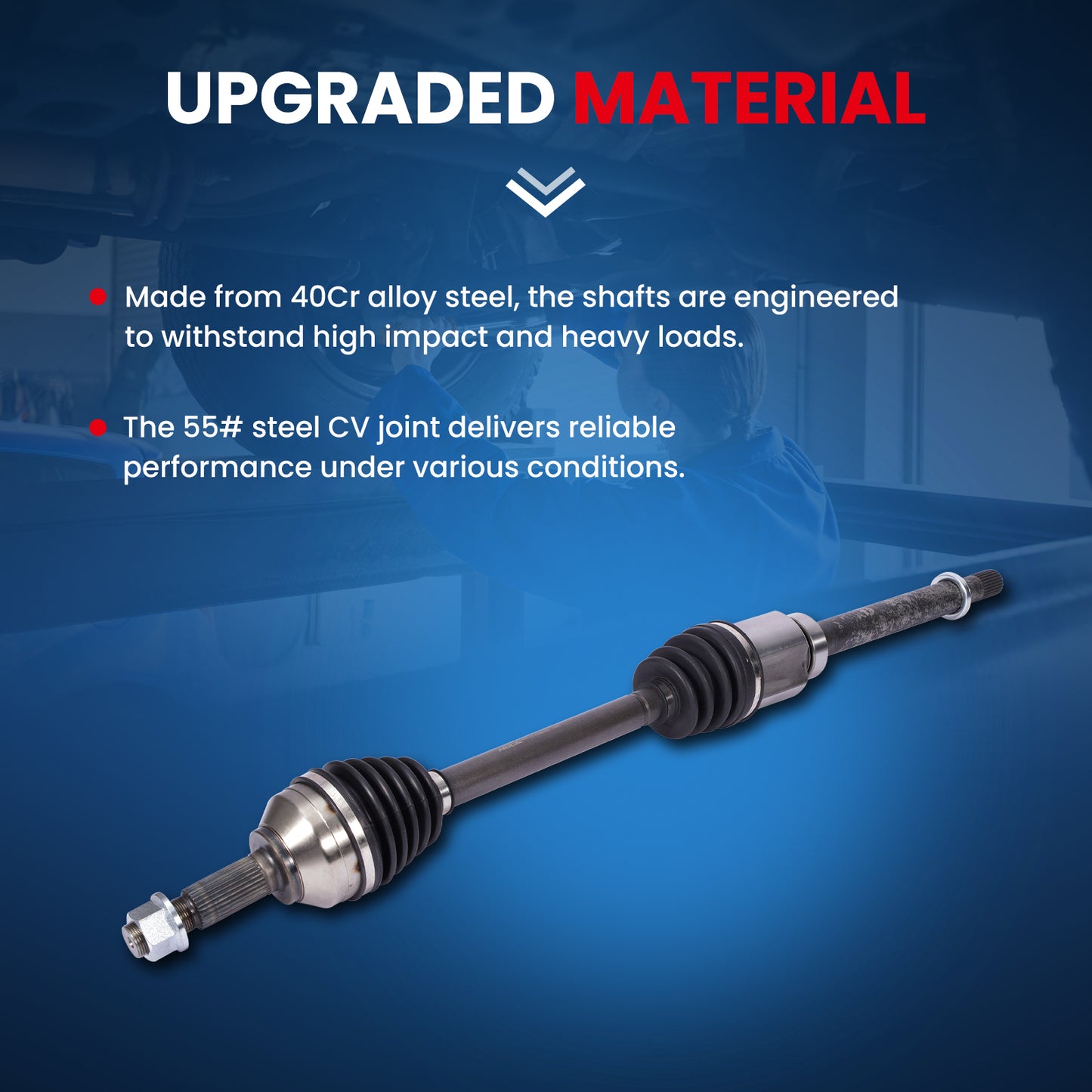 MOCA CV Axle Assembly - CVA6424K