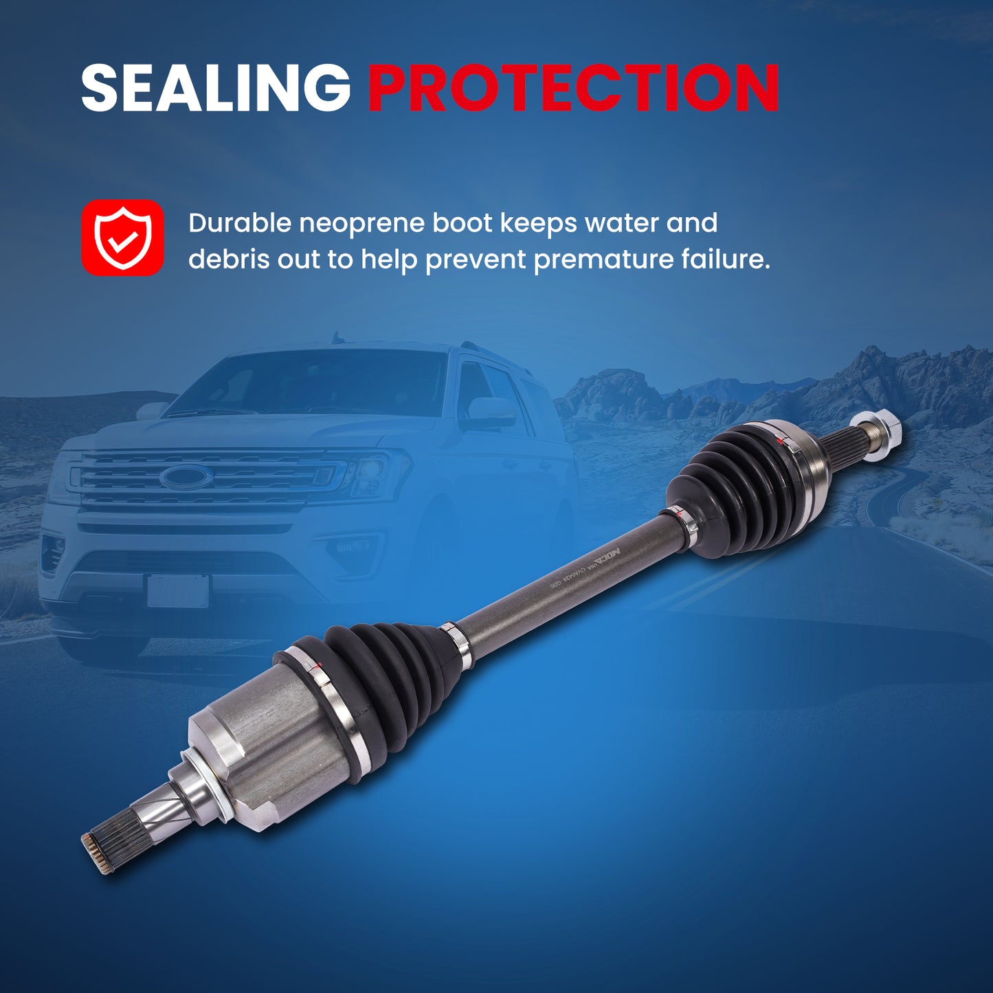 MOCA CV Axle Assembly - CVA6424K