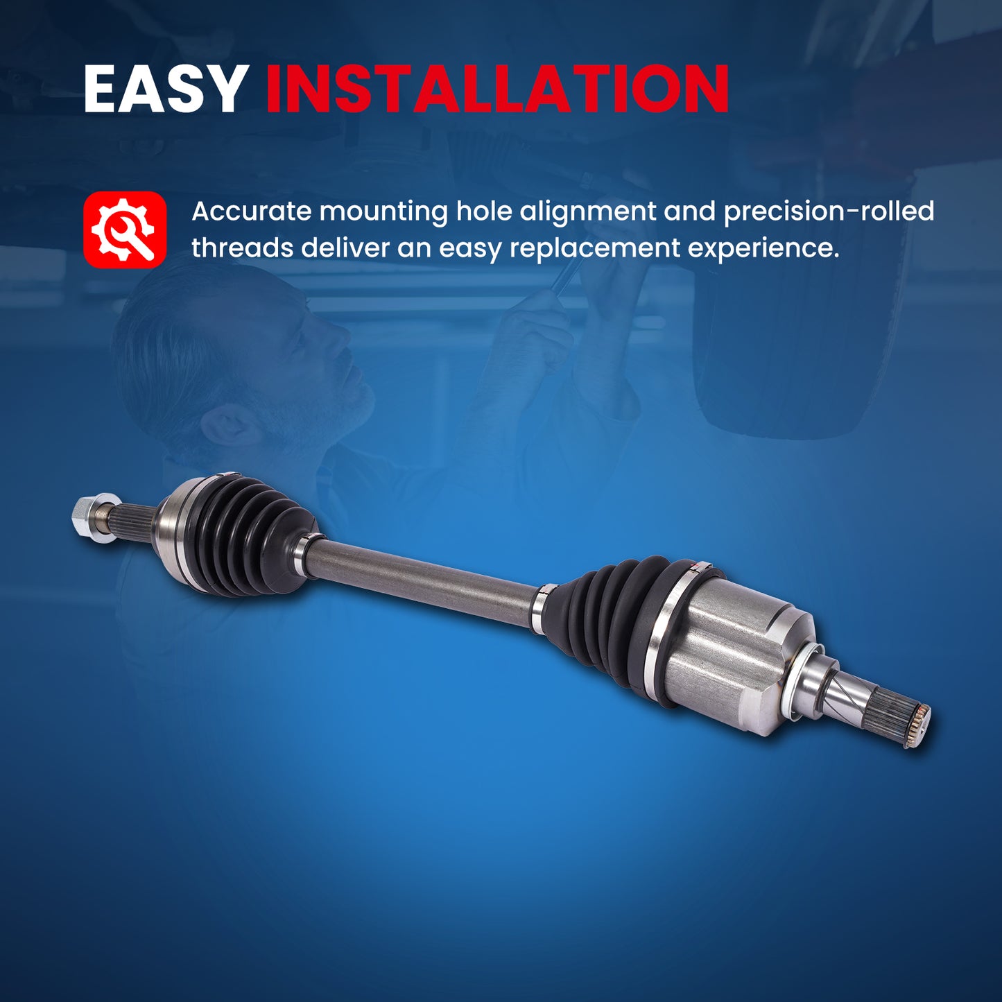 MOCA CV Axle Assembly - CVA6424K