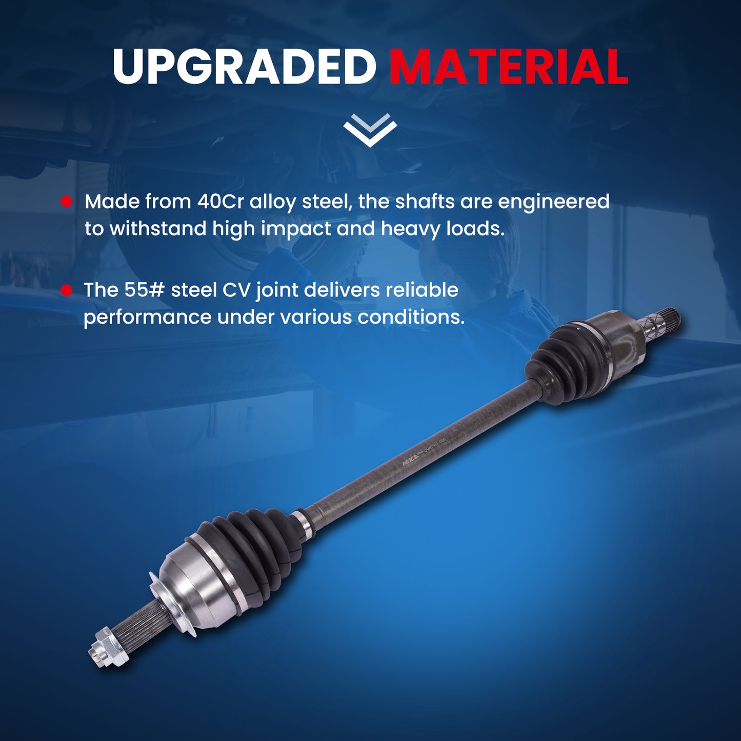 MOCA CV Axle Assembly - CVA7509K