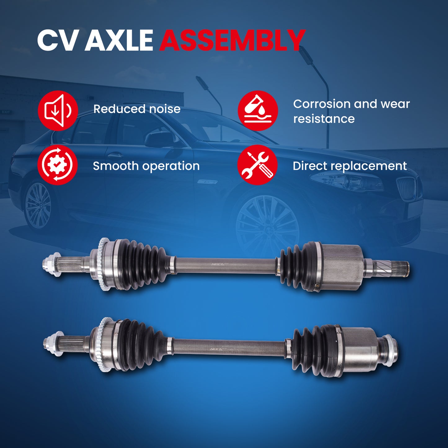 MOCA CV Axle Assembly - CVA8152K