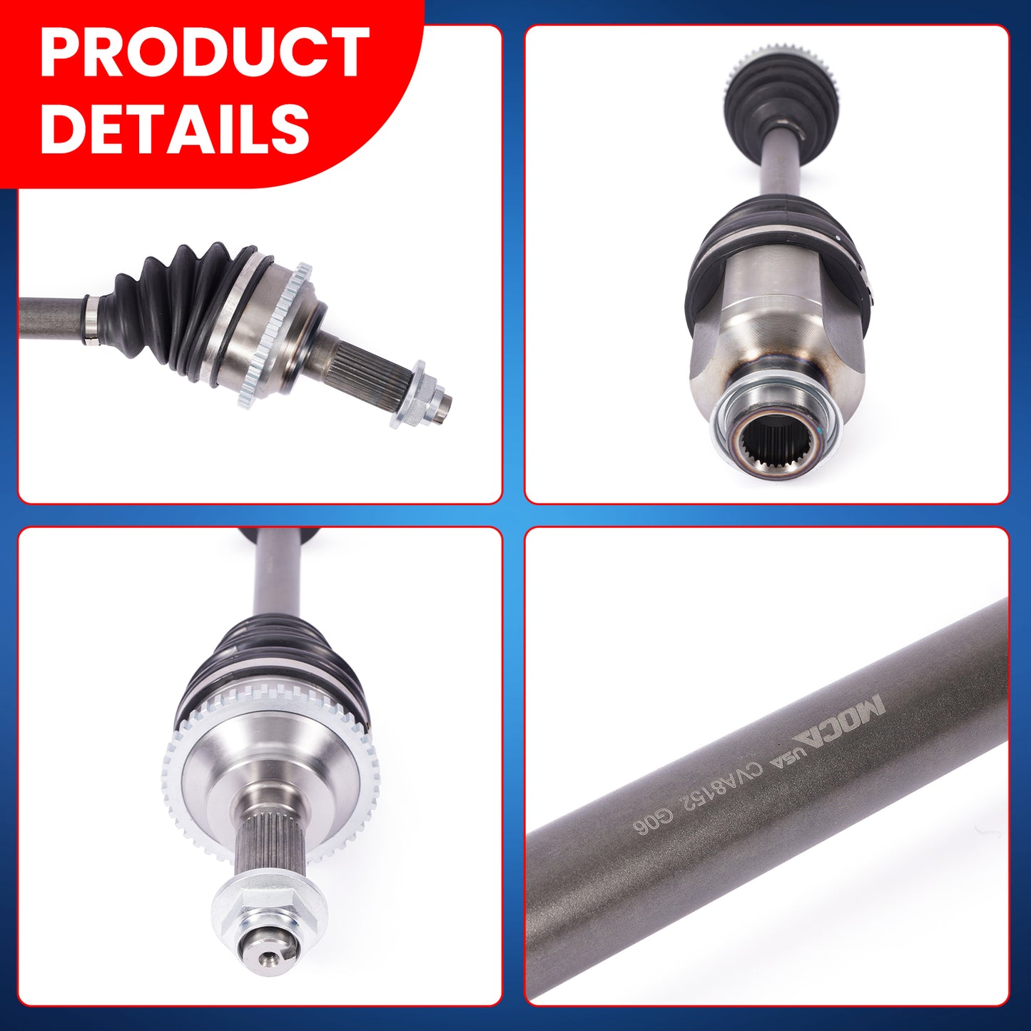 MOCA CV Axle Assembly - CVA8152K