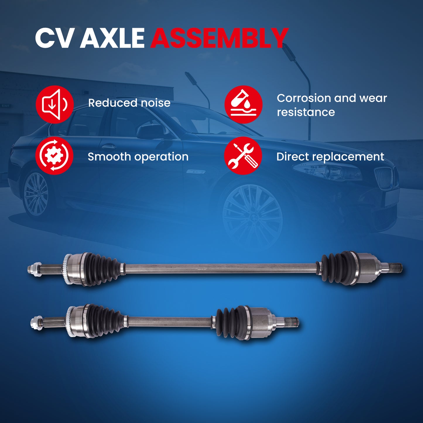 MOCA CV Axle Assembly - CVA8294K